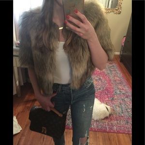 Juicy couture faux fur stole